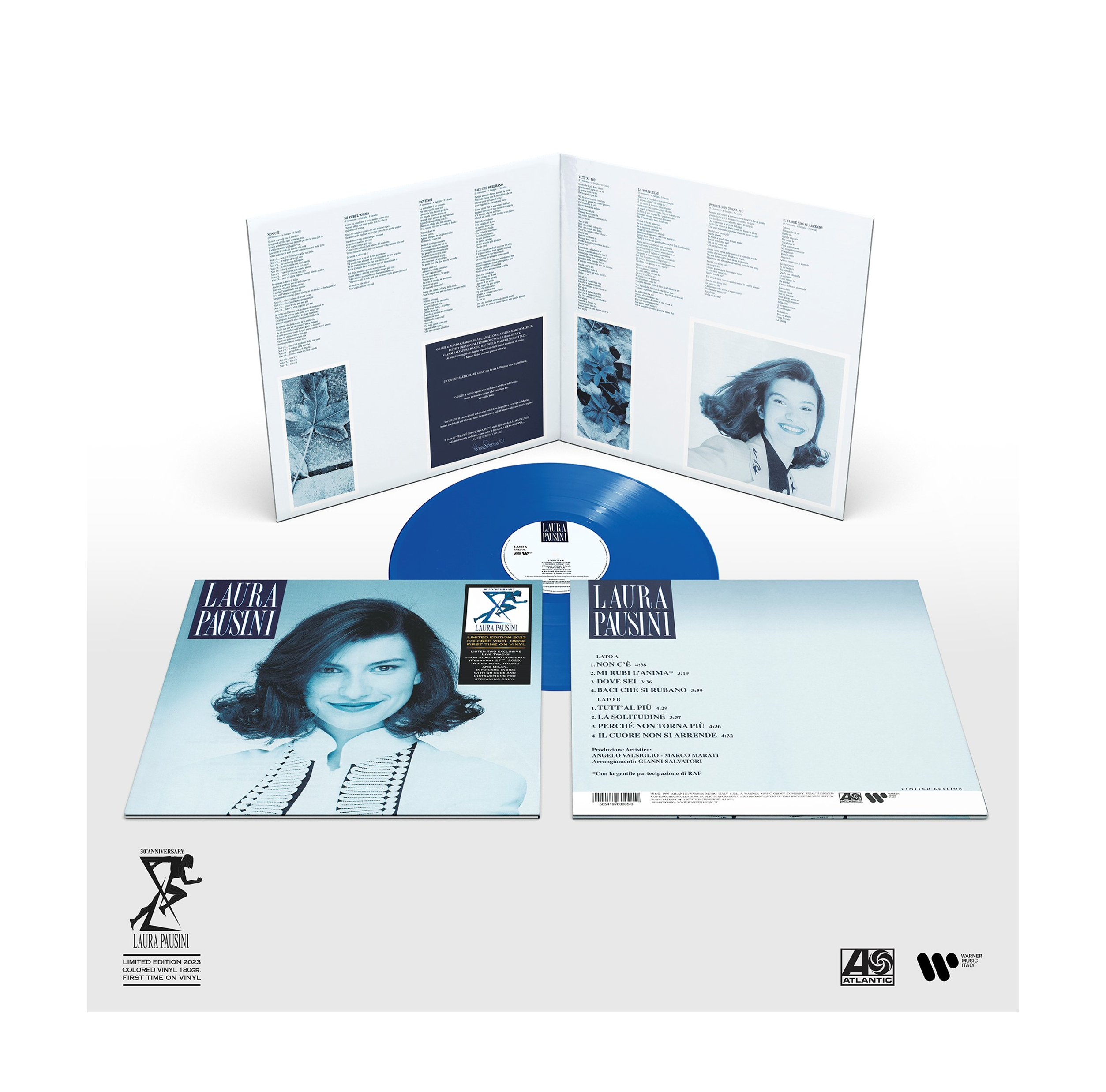 LAURA PAUSINI (1LP 180g Blue Vinyl. Limited & Numbered Edition) – Warner  Music Italy Shop