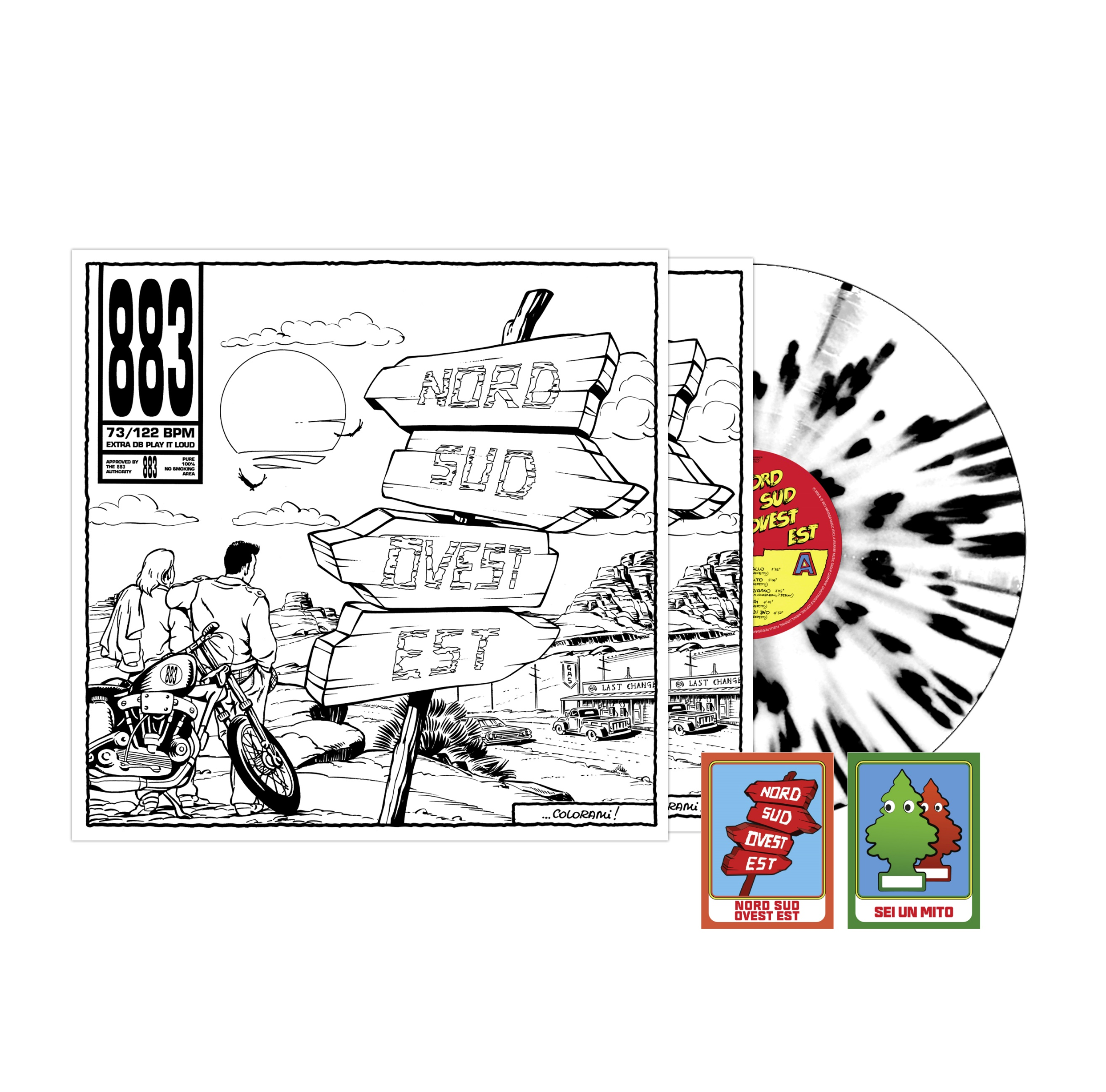 Nord Sud Ovest Est (Original Version 1993 - Vinile 180gr. Splatter + 2 Figurine Speciali) Esclusiva WMI