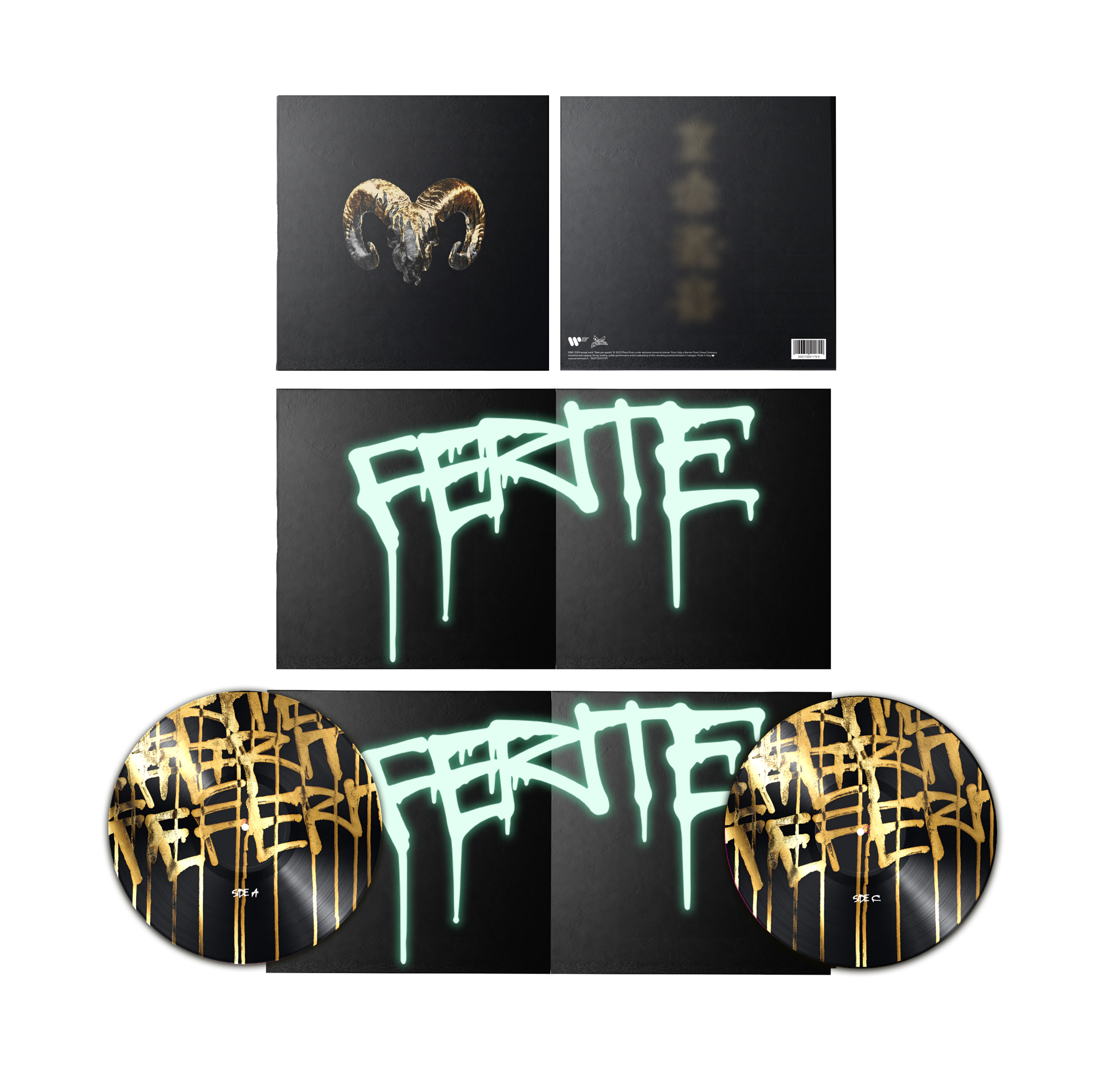 FERITE (Deluxe Edition) - Vinile Picture Disc Dark Glow Autografato