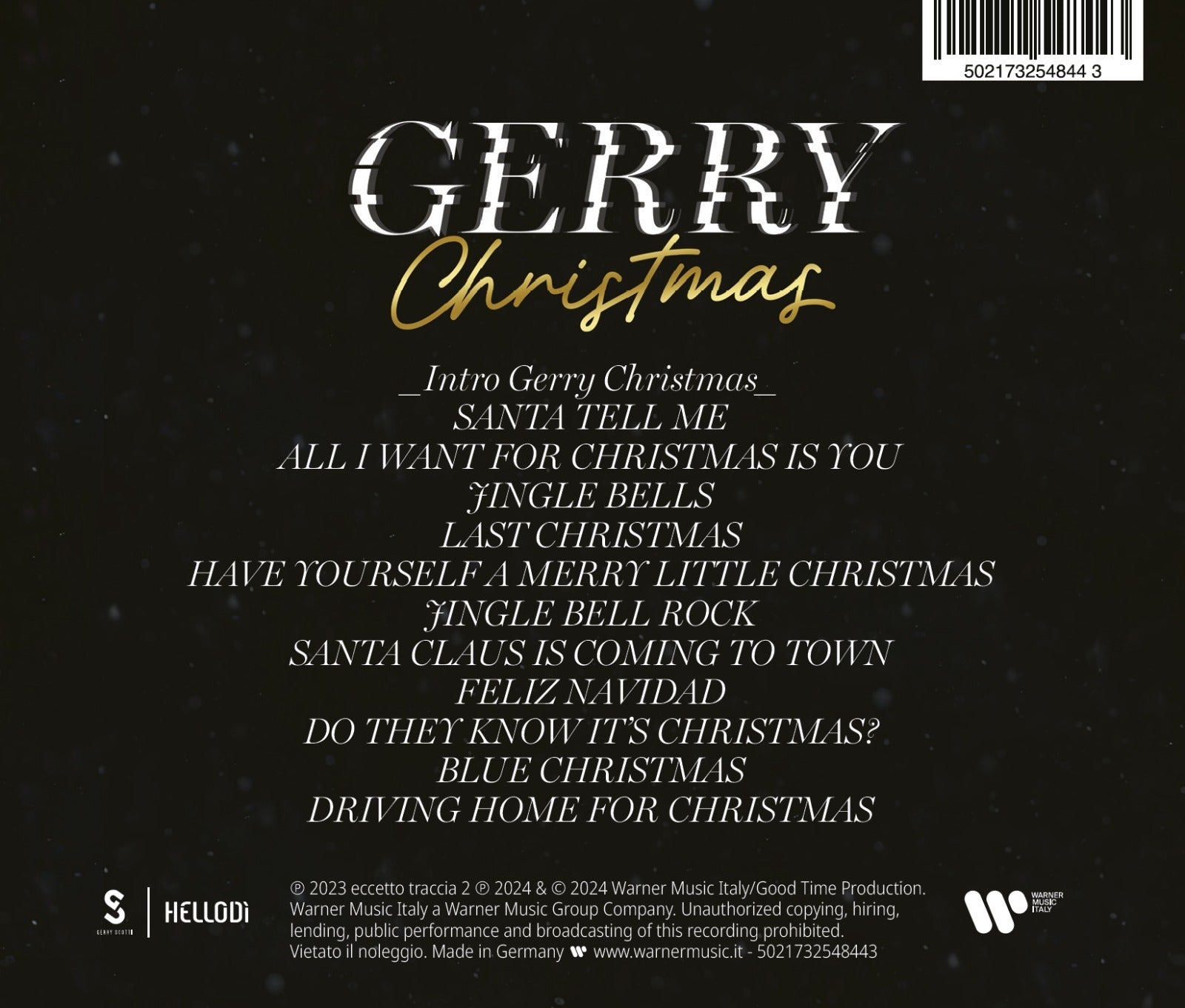 Gerry Christmas (CD - Nuova Versione 2024)