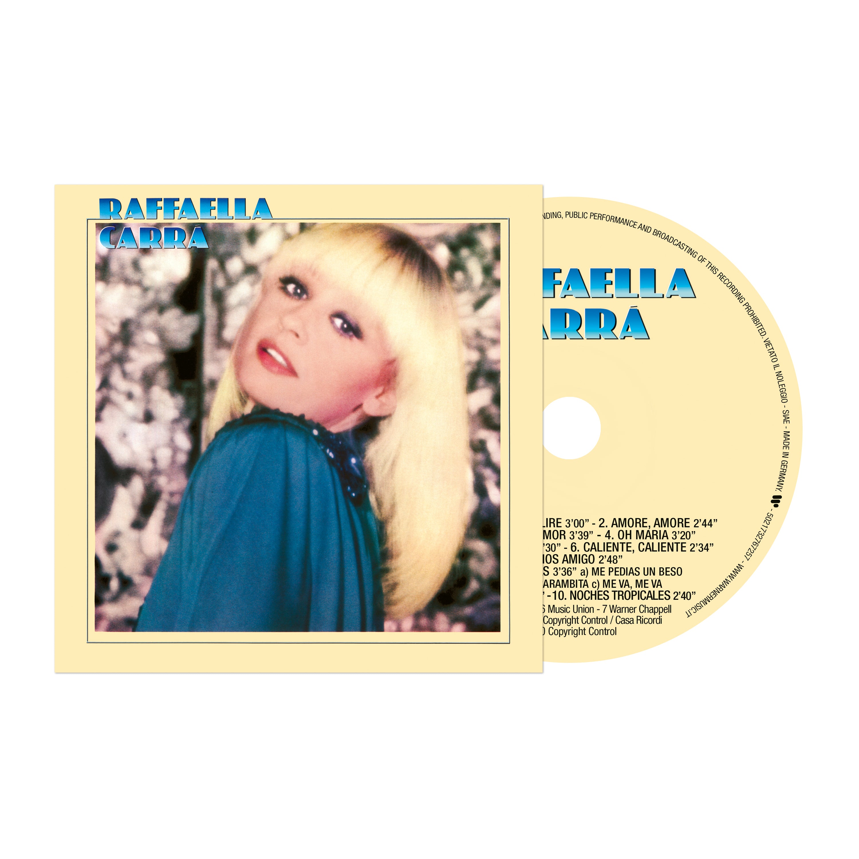 Vinili e CD esclusivi di Raffaella Carrà - Warner Music Italy Shop