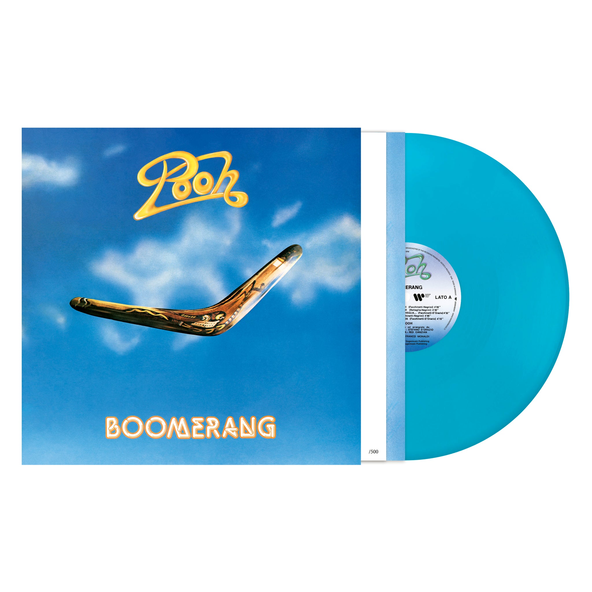 Boomerang - Vinile Blu chiaro Limitato con inserto numerato - Pooh