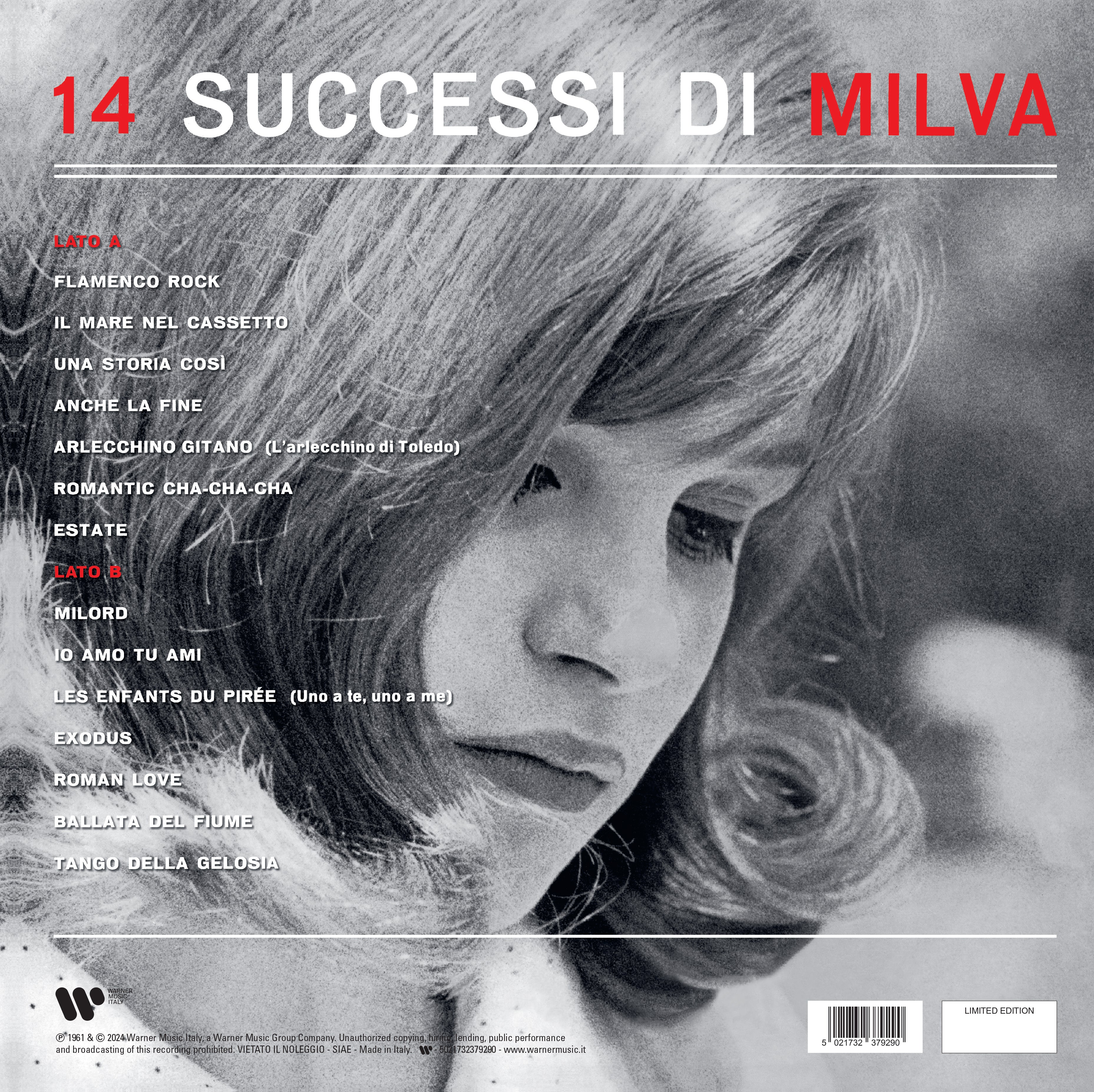 14 successi di Milva (Vinile Rosso)