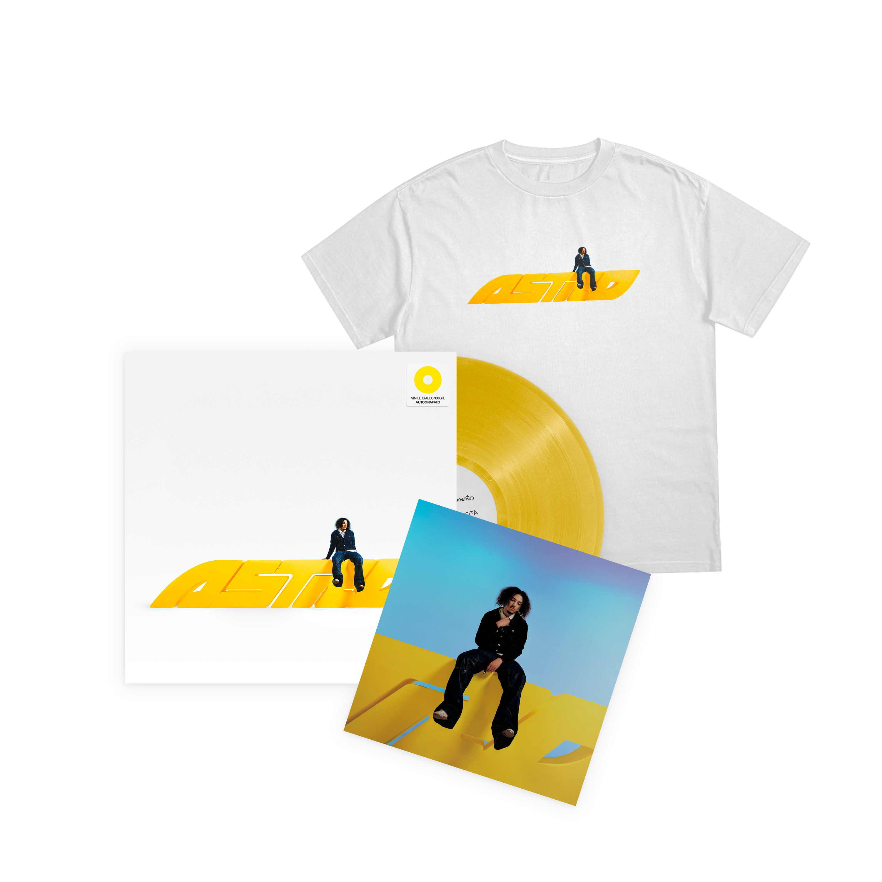 ASTRO (Vinile Giallo + T-Shirt Taglia Unica)