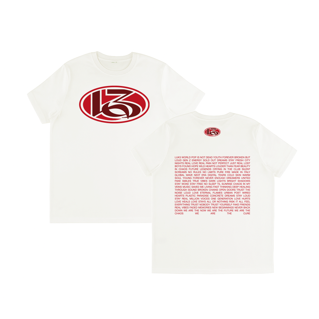 Luk3 T-shirt Bianca