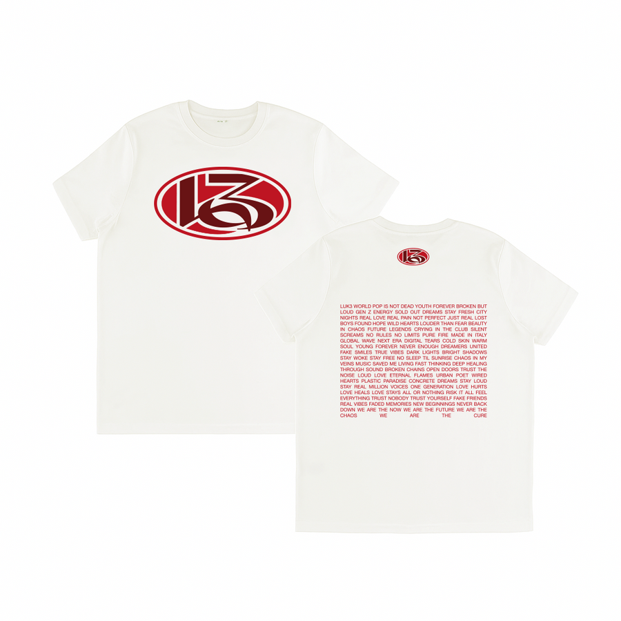 Luk3 T-shirt Bianca