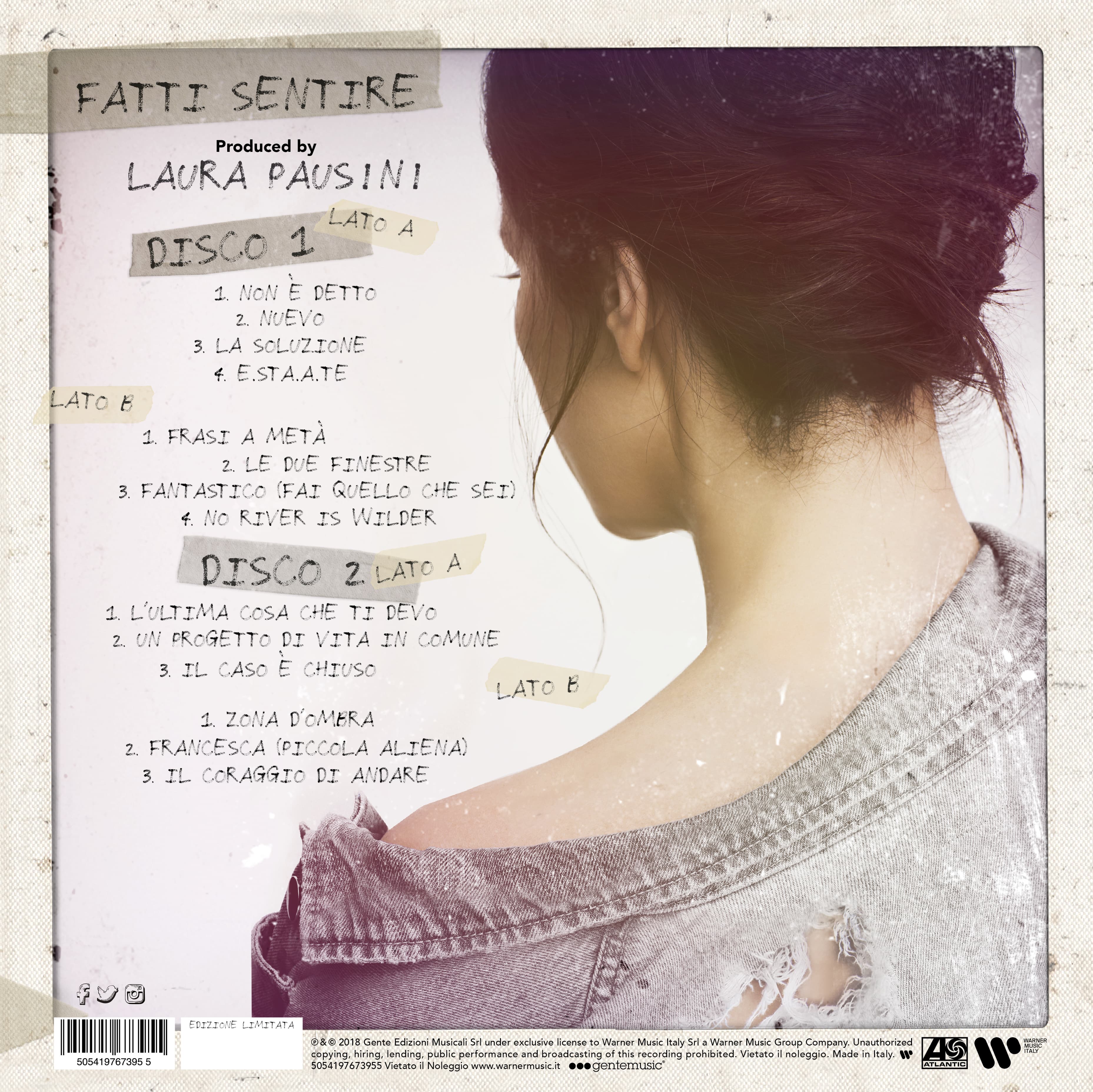 Fatti sentire (2LP 180g Transparent Bordeaux Vinyl. Limited & Numbered Edition)