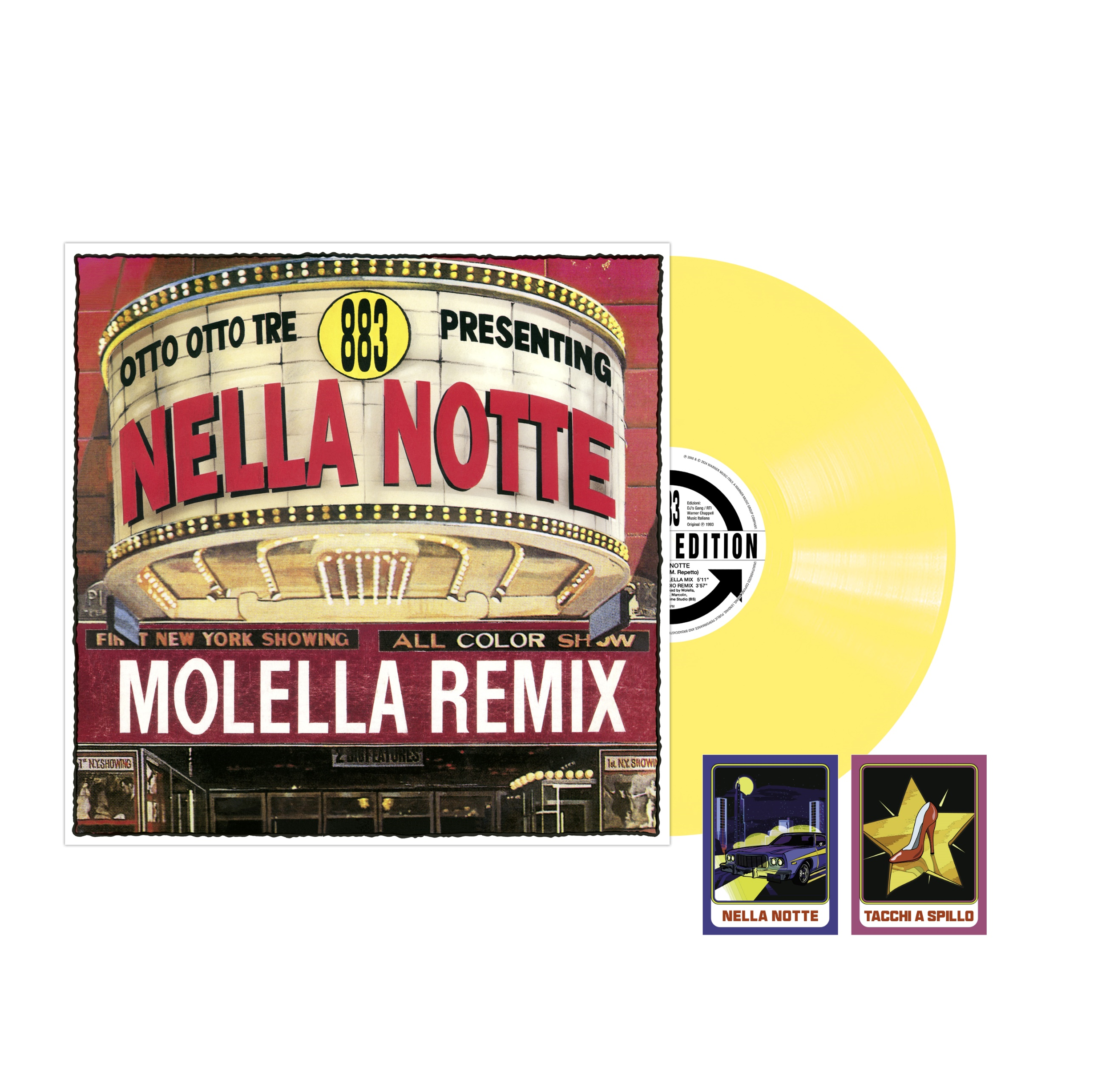 Nella Notte (Original Version 1993 - Vinile 180gr. Giallo + 2 Figurine Speciali)