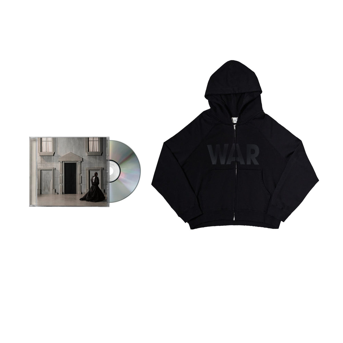 Hoodie WAR Black + CD