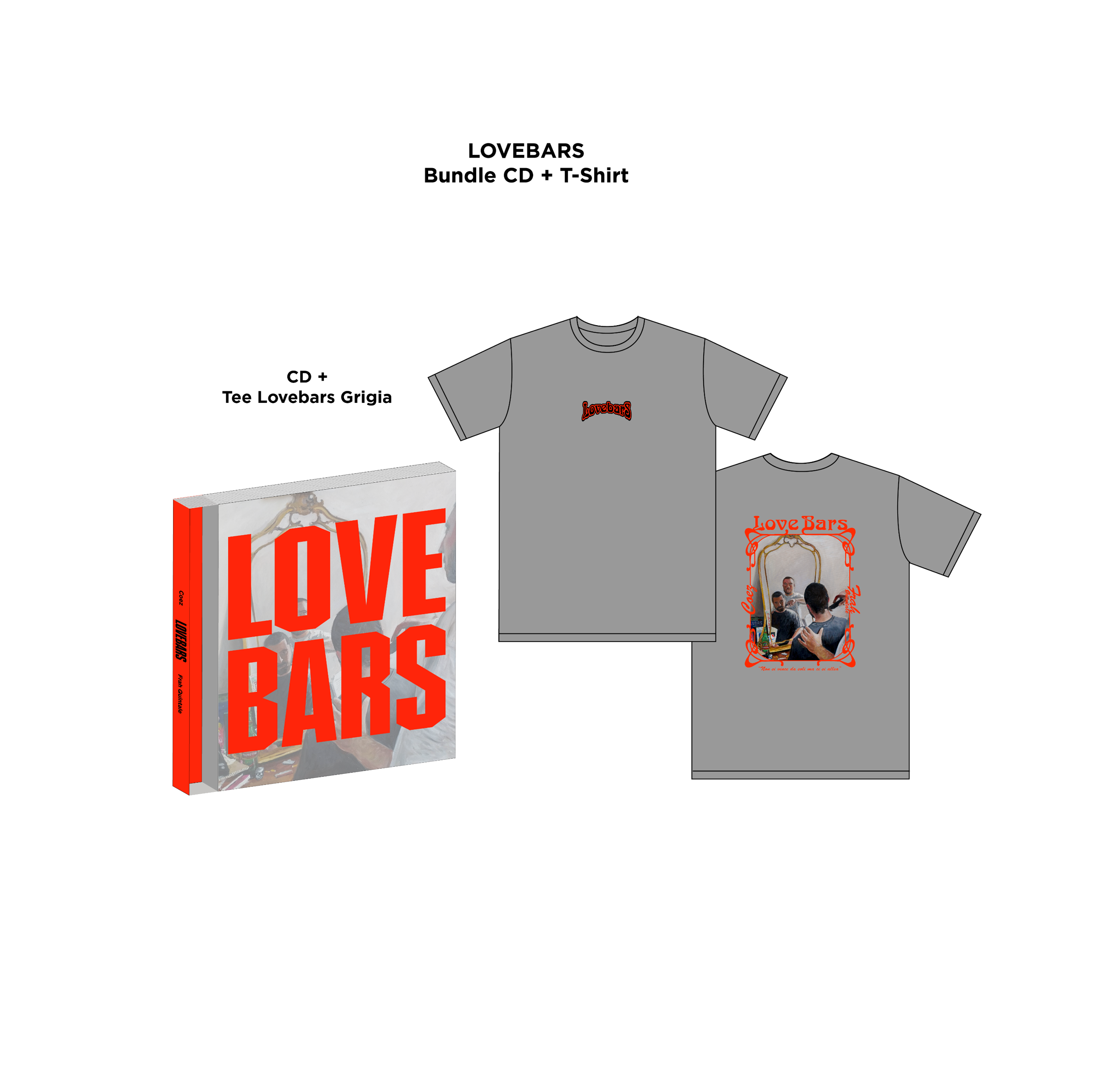Lovebars (Bundle: CD + Esclusiva T-Shirt Lovebars - Taglia L)