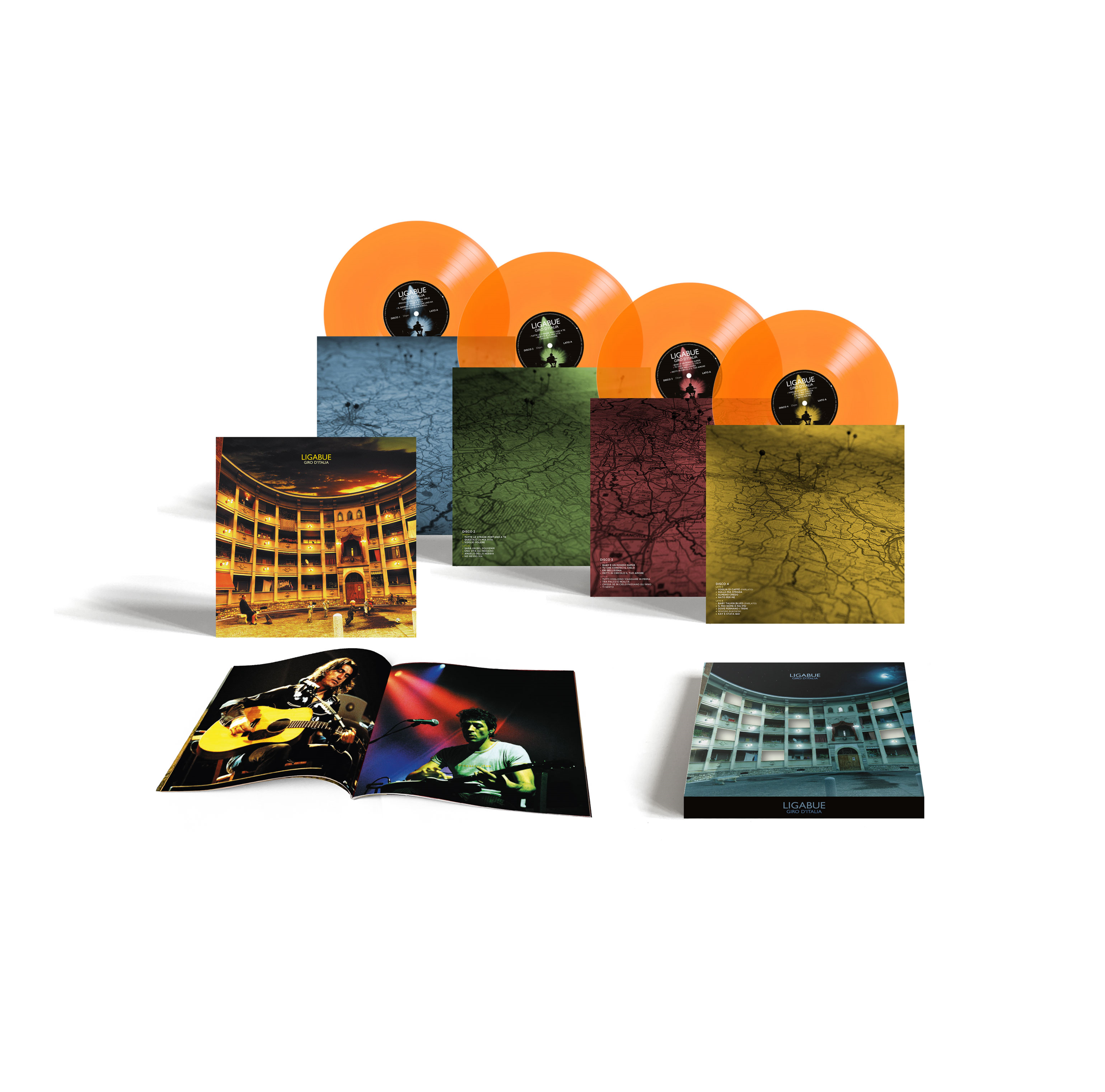 Giro D'Italia (Semi Acustico - Box 4 LP Arancione Trasparente - Versione Warner Music Italia)