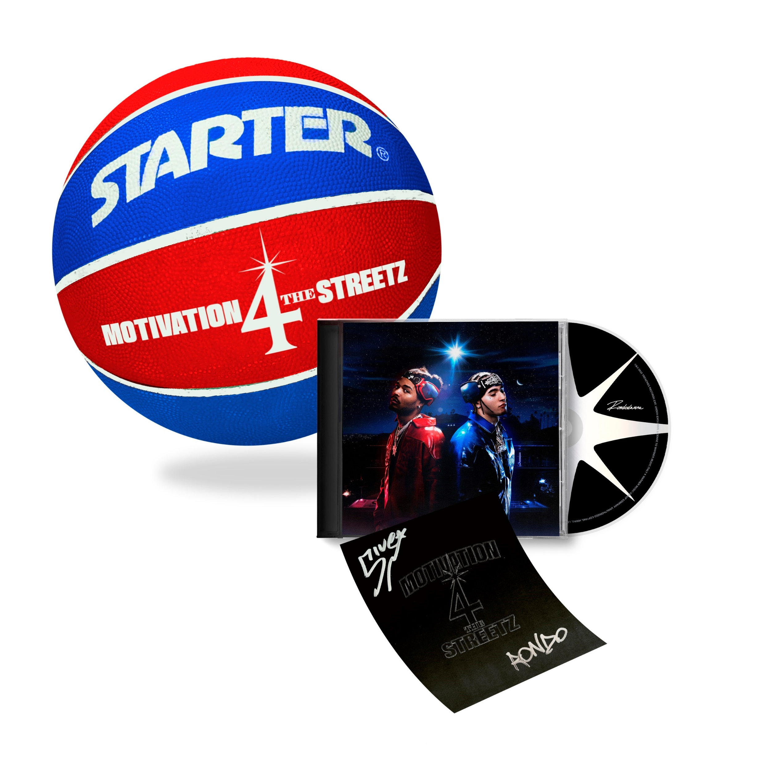 MOTIVATION 4 THE STREETZ (CD autografato + pallone da basket) - Esclusiva WMI