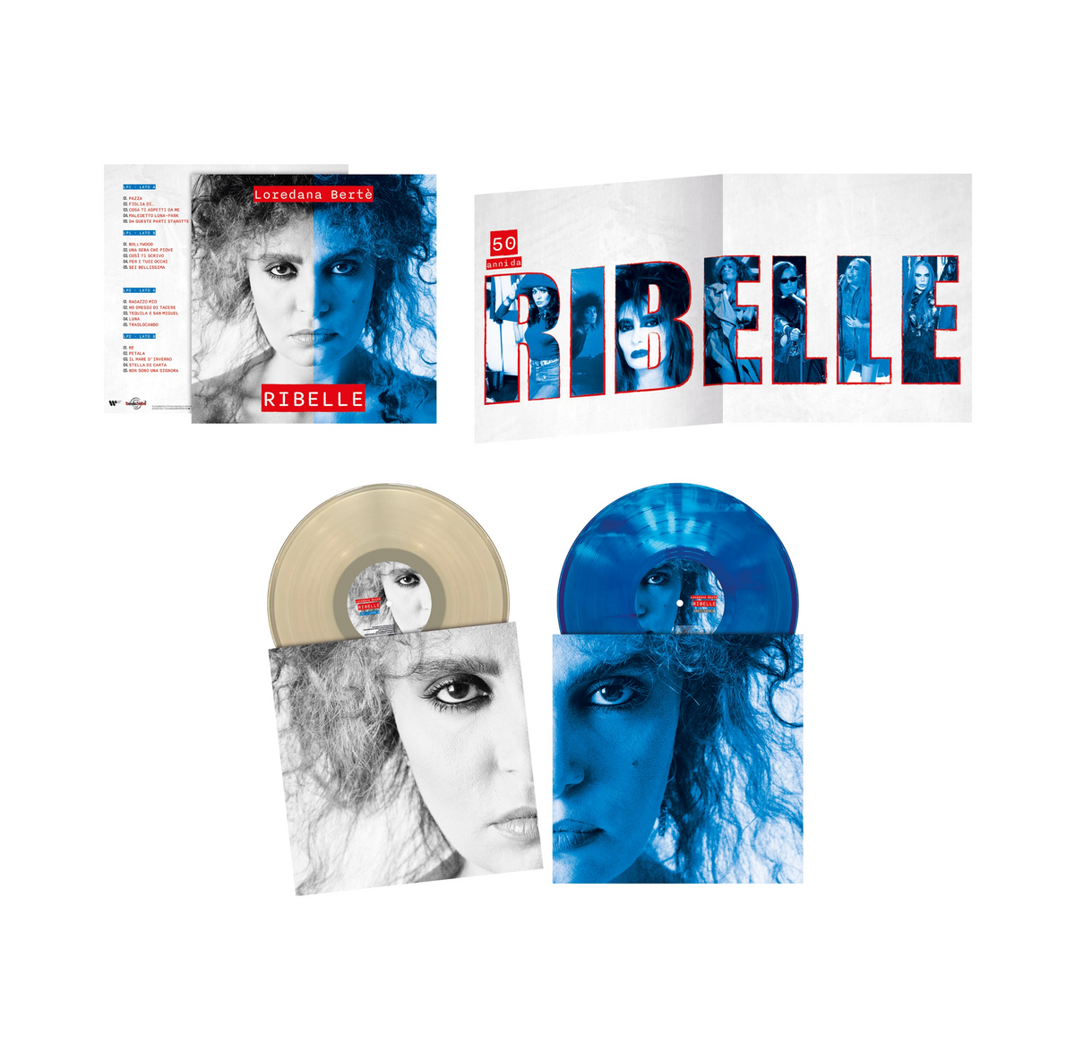 RIBELLE (Doppio Vinile Naturale e Blu Trasparente)