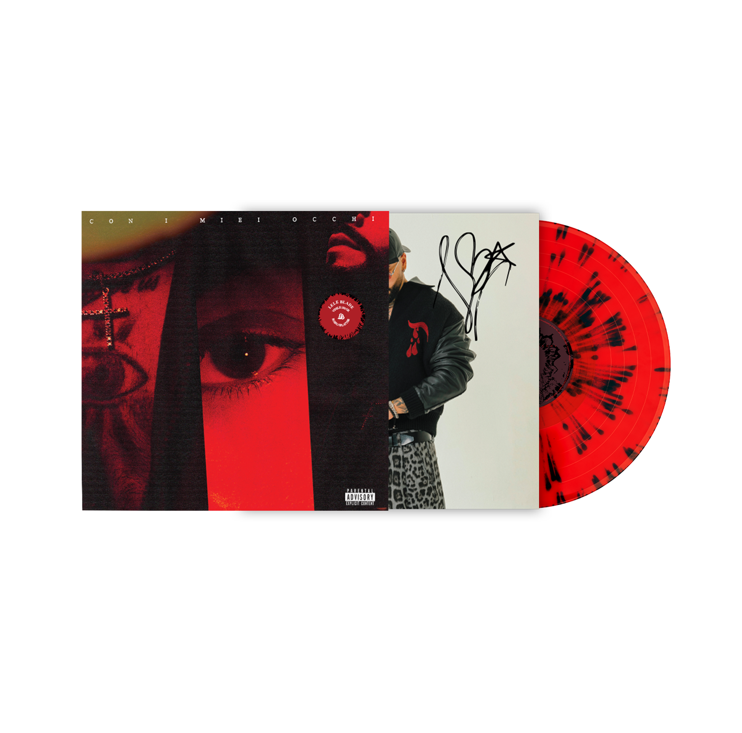 CON I MIEI OCCHI (Vinile Splatter Rosso Trasparente Autografato)